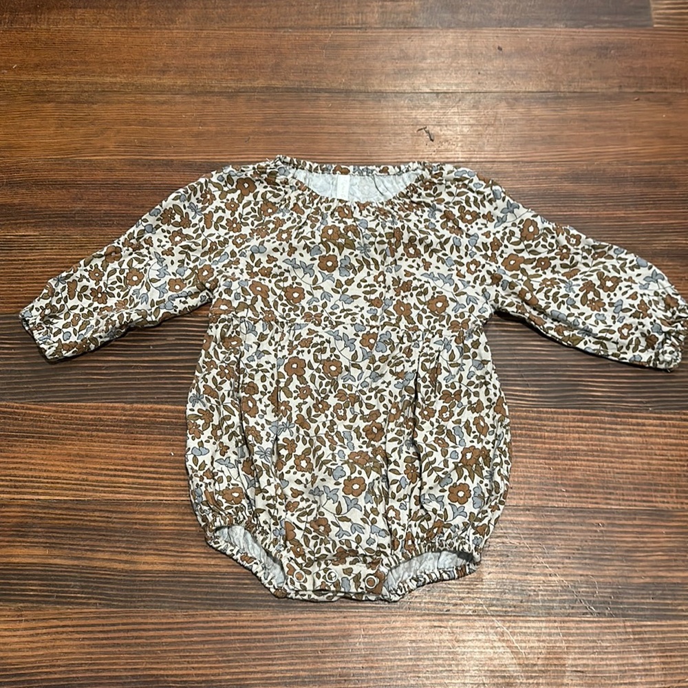 Rylee + Cru Long Sleeve Bubble - 12-18m